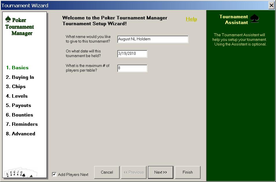 Poker Tournament Software